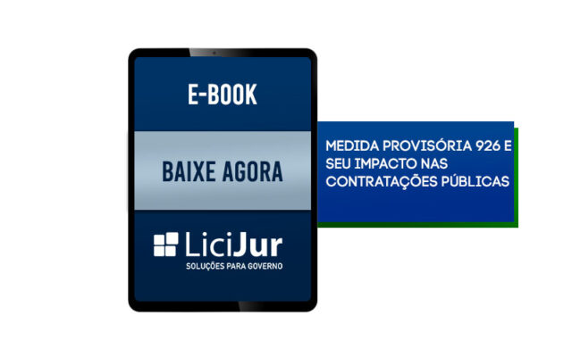 E-book | Medida Provisória 926 e seu Impacto nas Contratações Públicas