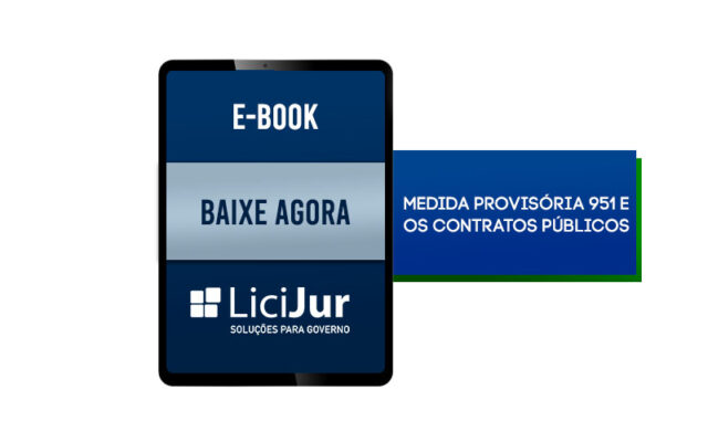 E-book | Medida Provisória 951 e os Contratos Públicos