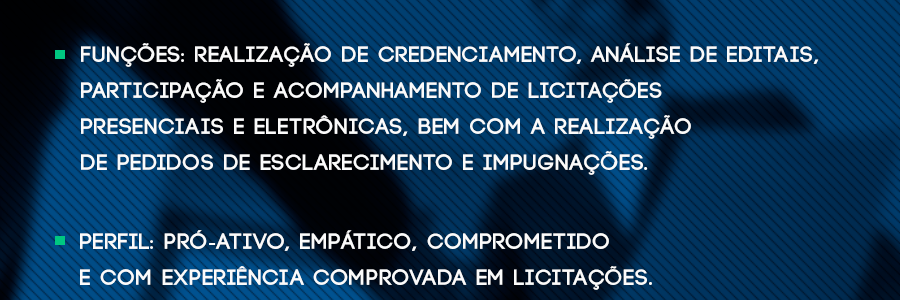 Vaga Para Assistente De Licitação